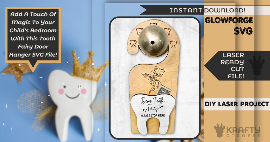 DIY Tooth Fairy Door Hanger SVG File: A Magical DIY Project!