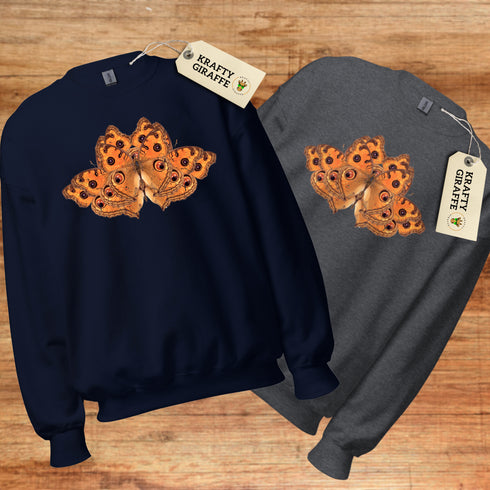 Moth Crewneck Sweatshirt-Unisex