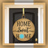 Home Sweet Home Interchangeable Wood Round Door Hanger-2 Sizes-13 Attachements Included