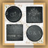 Personalized Wedding Favors-Laser Engraved Slate Coasters