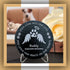 Slate Round Pet Grave Markers-Laser Engraved