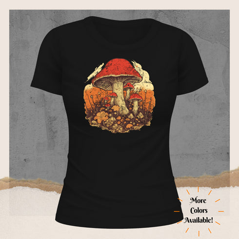 Mushroom Crewneck T-Shirt-Unisex