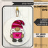 Valentine Gnome Door Hanger SVG File-For Laser Engraving