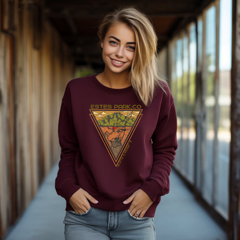National Park Sweatshirt-Estes Park Colorado