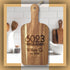 Personalized Home Address Paddle Cutting Board-Laser Engraved