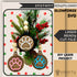 Personalized Paw Print Christmas Ornaments SVG File-For Laser Engraving