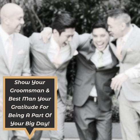 Personalized Slate Coasters Groomsman Gift-Laser Engraved