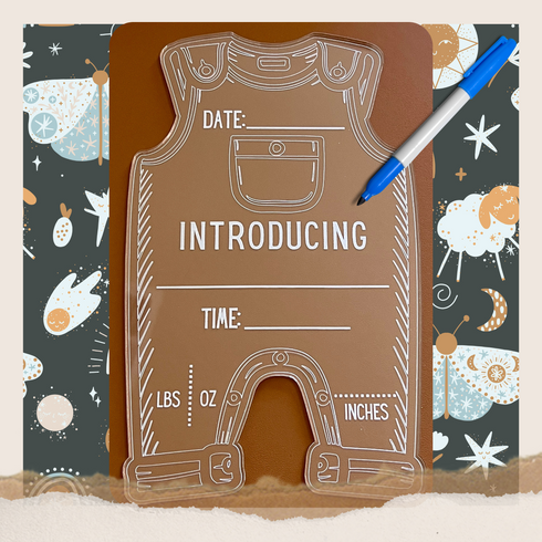 Acrylic Coverall Announc Opt