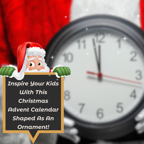 Spinning Christmas Countdown Advent Calendar SVG-For Laser Engraving