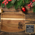 Snowman Hot Cocoa Cutting Board with Beveled Edge-Laser Engraved