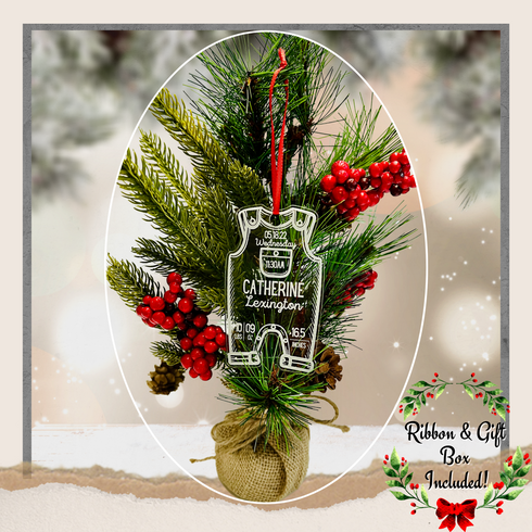 Coverall Announc Ornament-Acrylic Opt