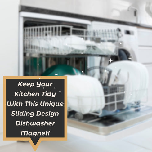 Sliding Clean Dirty Dishwasher Magnet SVG-For Laser Engraving