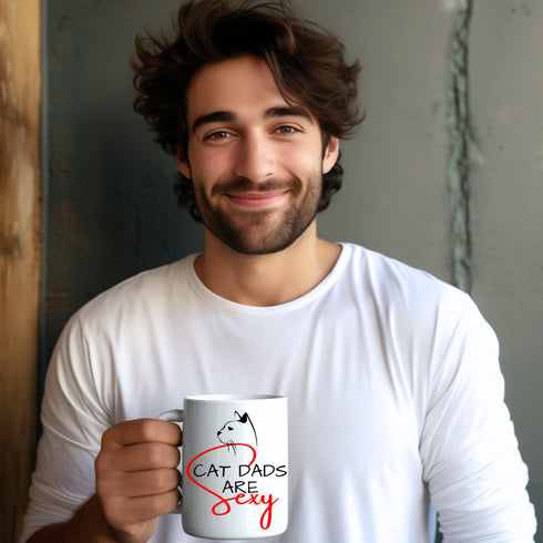 Cat Dad's Are Sexy Coffee Mug