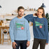 Christmas is in the Air Retro Christmas Crewneck Sweatshirt-Unisex
