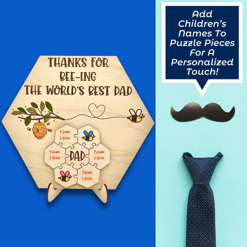 Father's Day Gift SVG Bee Theme-For Laser Engraving