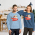 Retro Santa's Coming To Town Sweatshirt-Unisex