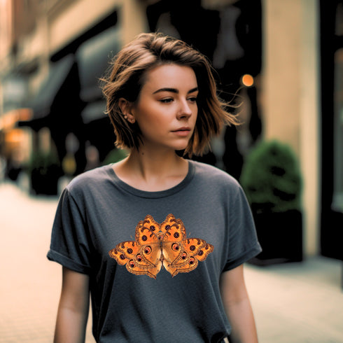 Moth Crewneck T-Shirt-Unisex
