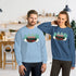 Merry and Bright Retro Christmas Crewneck Sweatshirt-Unisex