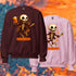 Dancing Skeleton Pumpkin Spice Latte Sweatshirt-Unisex