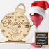 Spinning Christmas Countdown Advent Calendar SVG-For Laser Engraving