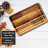 Pumpkin Spice & Everything Nice Wood Serving Tray-Laser Engraved