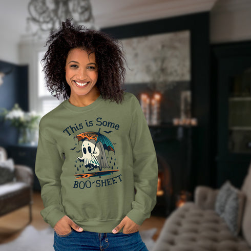 This is Some Boo Sheet Sweatshirt-Unisex