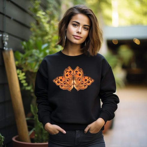 Moth Crewneck Sweatshirt-Unisex