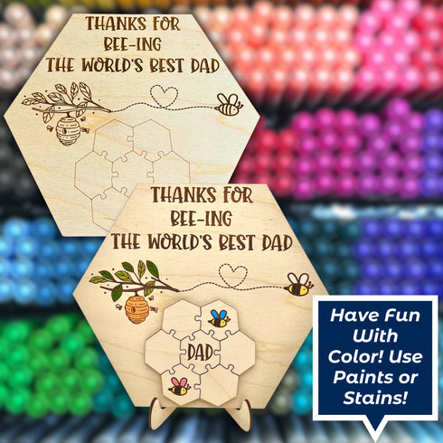 Father's Day Gift SVG Bee Theme-For Laser Engraving