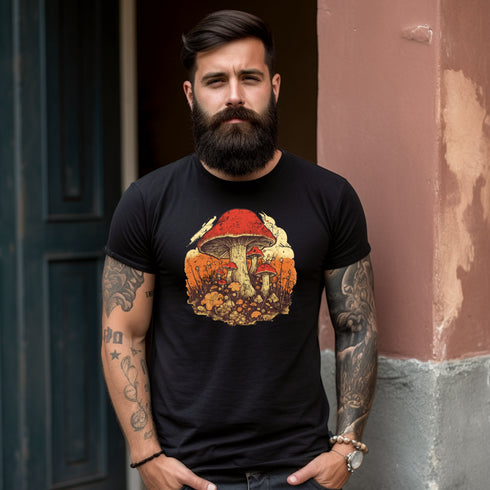 Mushroom Crewneck T-Shirt-Unisex