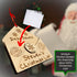 North Pole Envelope Christmas Wood Ornament - Laser Engraved