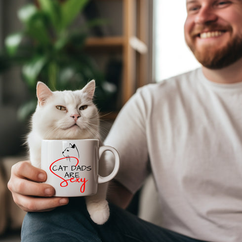 Cat Dad's Are Sexy Coffee Mug