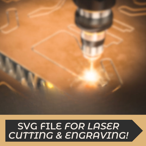 Sliding Clean Dirty Dishwasher Magnet SVG-For Laser Engraving