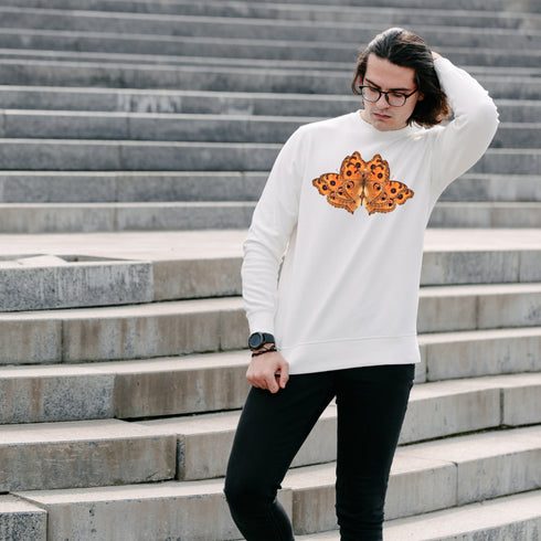 Moth Crewneck Sweatshirt-Unisex