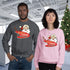 Retro Santa's Coming To Town Sweatshirt-Unisex