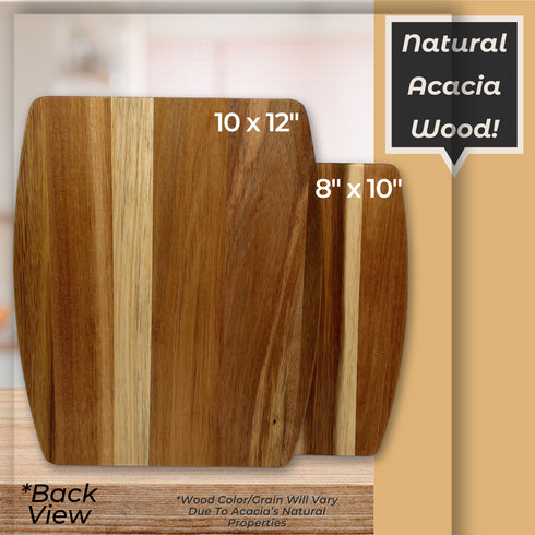 Personalized Handwritten Recipe Cutting Board-Laser Engraved