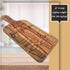 Kitchen Conversions Decorative Paddle Cutting Board-Laser Engraved