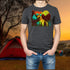 Bear in the Mountains Retro Style Crewneck T-Shirt-Unisex