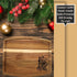 Snowman Hot Cocoa Cutting Board with Beveled Edge-Laser Engraved
