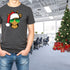 Funny Giraffe Wearing Sunglasses Christmas Crewneck T-Shirt-Unisex