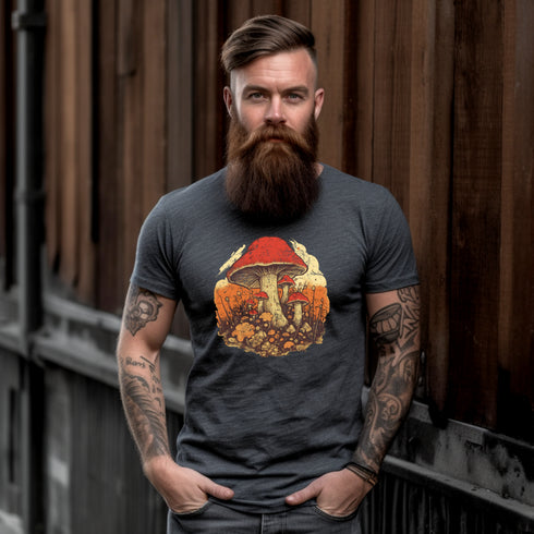 Mushroom Crewneck T-Shirt-Unisex