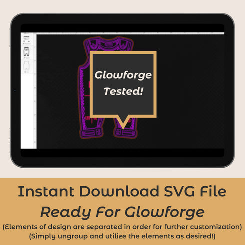 Personalized Birth Announcement Baby Bodysuit Sign SVG File-For Laser Engraving