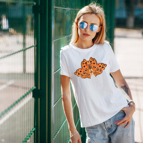 Moth Crewneck T-Shirt-Unisex