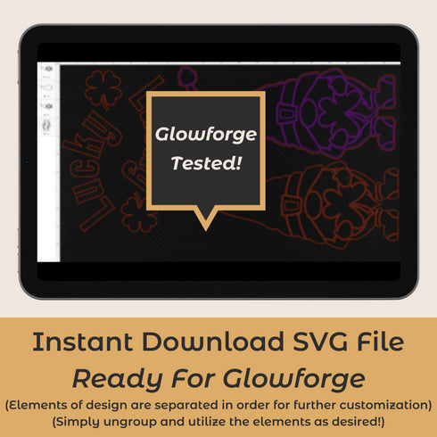 St.Patrick's Day Door Hanger SVG File-For Laser Engraving