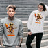 Dancing Skeleton Pumpkin Spice Latte Sweatshirt-Unisex