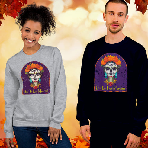 Day of the Dead-Dia De Lost Muertos Crewneck T-Shirt/Sweatshirt-Unisex