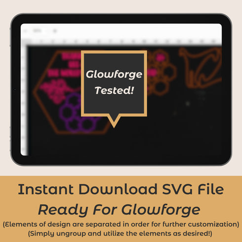 Father's Day Gift SVG Bee Theme-For Laser Engraving