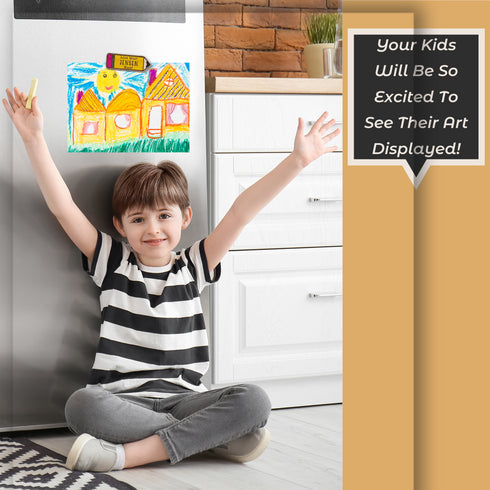 Personalized Pencil & Crayon Children's Magnet For Art Display SVG File-For Laser Engraving