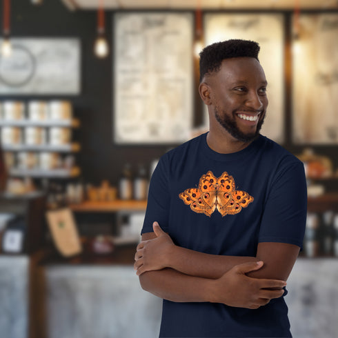 Moth Crewneck T-Shirt-Unisex