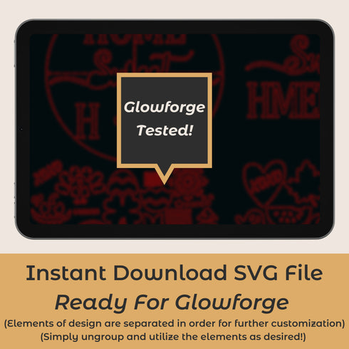 Interchangeable Welcome Door Hanger SVG Bundle-13 Seasonal Attachments-For Laser Engraving