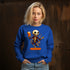 Dancing Skeleton Pumpkin Spice Latte Sweatshirt-Unisex